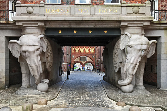 Elephant Gate in Copenhagen
