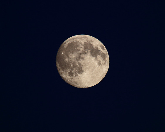 Full moon on the Baltic Sea