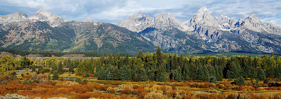 Snake River Valley and the Grand Tetons