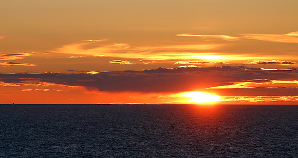 Sunset on the Baltic Sea